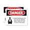 Signmission Carbon Monoxide CO Gas May Danger Sign, Plastic, 10in W x 7in L, 2PK OS-2PACK-DS-P-710-L-2415 - alternate 1